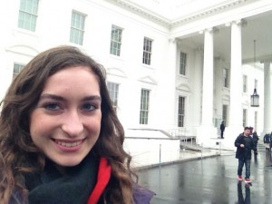 Olympian editor Kate Pellegrini visits the White House.