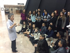 Senator Barbara Boxer discussed obesity, the cost of higher education and marijuana with the group. 