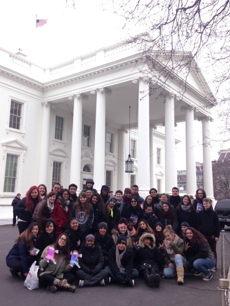 Touring the White House was the group's grand finale. 