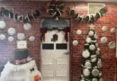 Front office wins door decorating contest