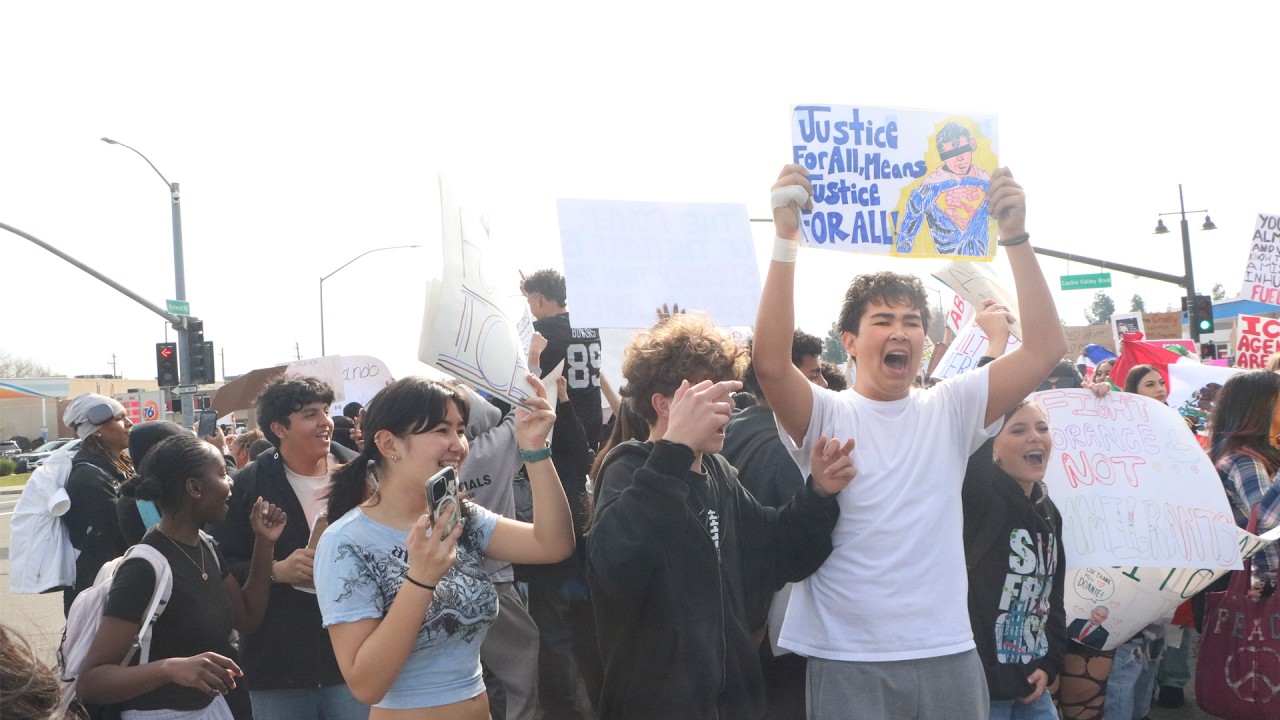 CVHS students walk out to protest ICE